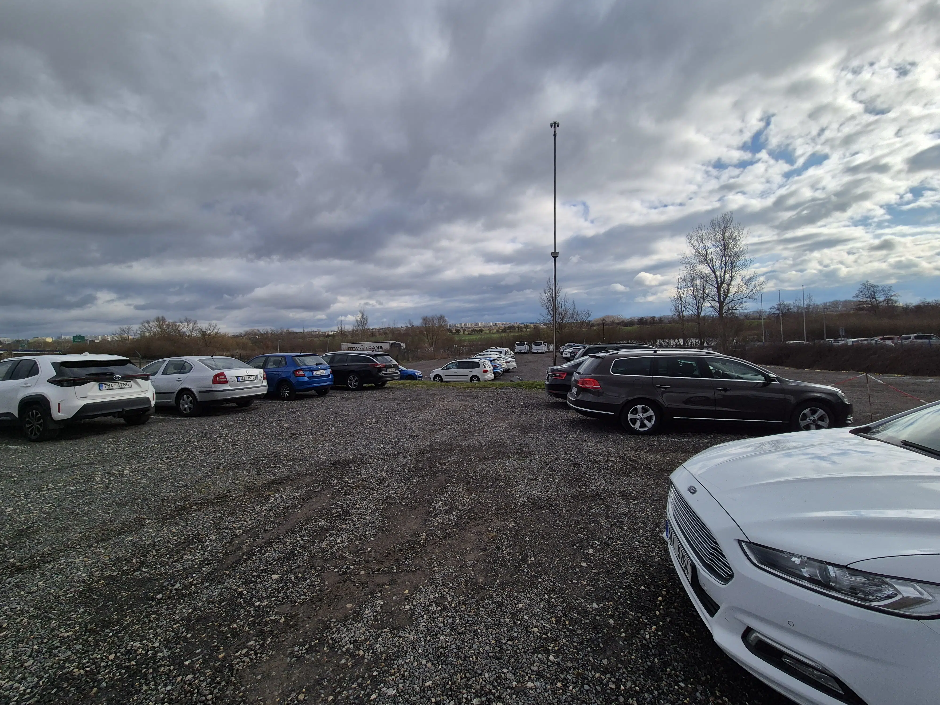 letiště Václava Havla parking